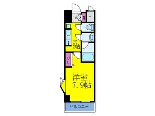 Mid Court Umekitaの物件間取画像